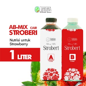 TANDURIA - AB Mix Cair Strawberry Nutrisi Instant Siap Pakai 1 liter