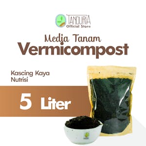 TANDURIA - Vermicompost Media Tanam Pupuk Kascing 5 Liter