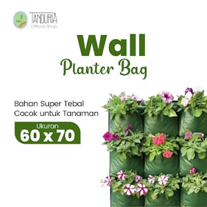 TANDURIA - Wall Planter Bag 16 Kantong Pot Vertical Garden Dinding
